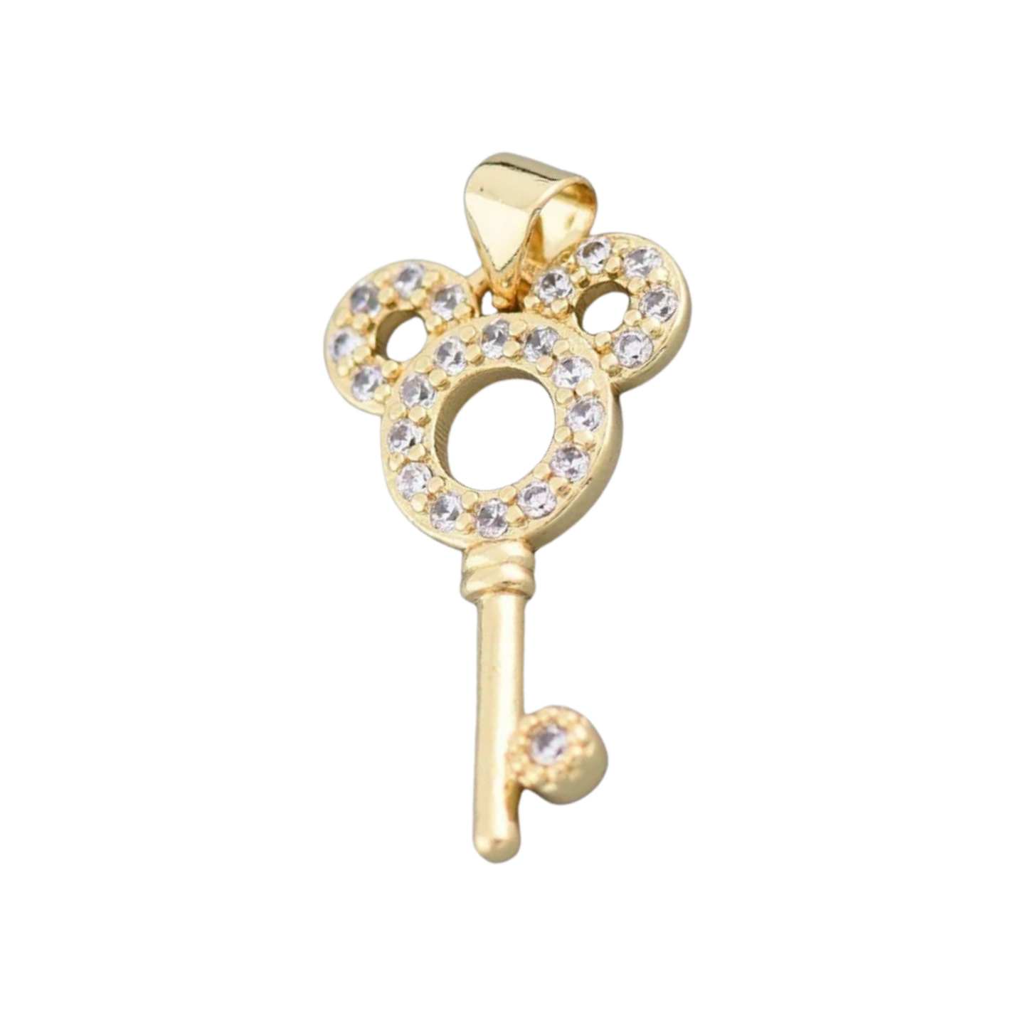 Large Mouse Ears Key Charm