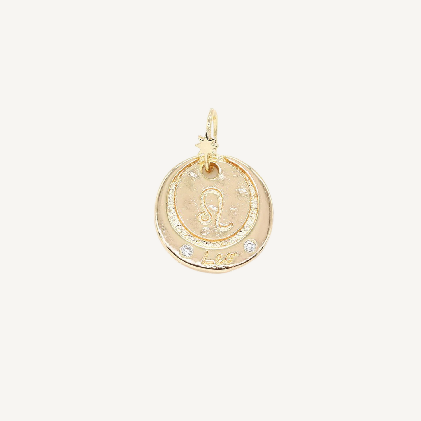 Medium Zodiac Coin Charm