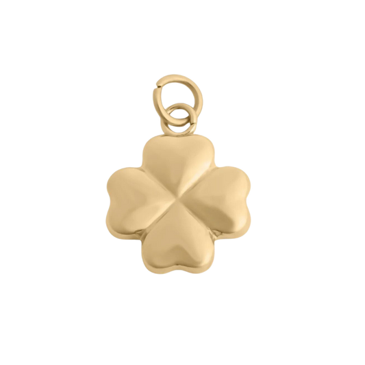 Medium Gold Clover Charm