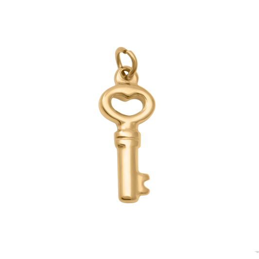 Medium Gold Key Charm