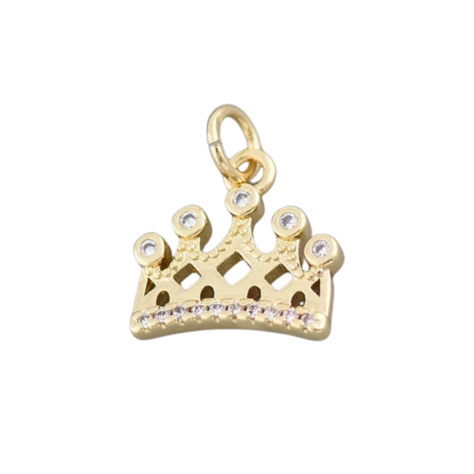 Medium Gold Crown Charm