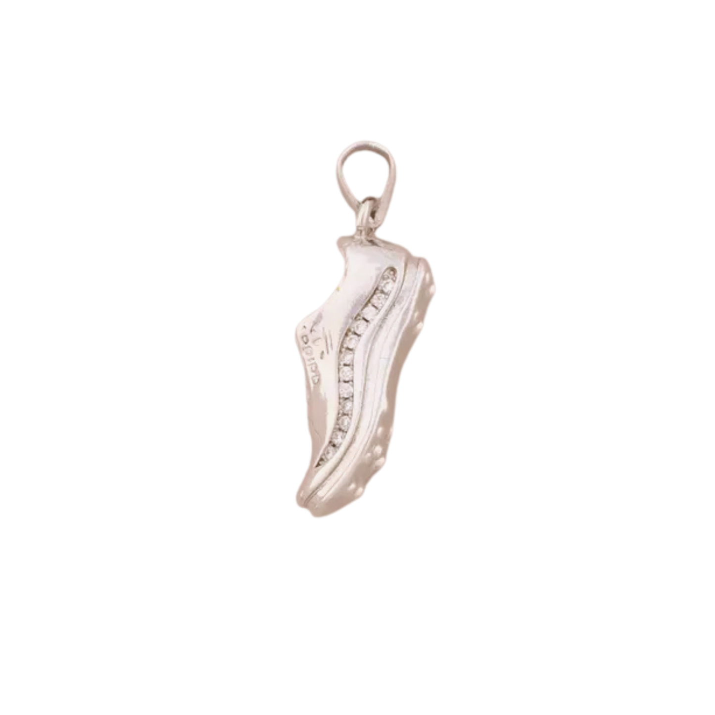Medium Silver Cleat/Track Shoe Charm