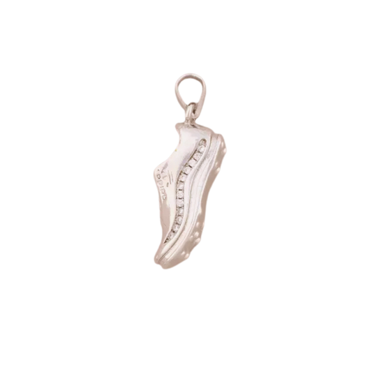 Medium Silver Cleat/Track Shoe Charm