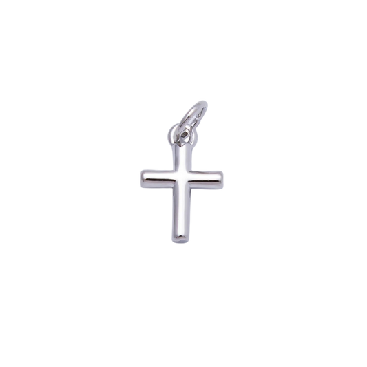 Mini Silver Cross Charm