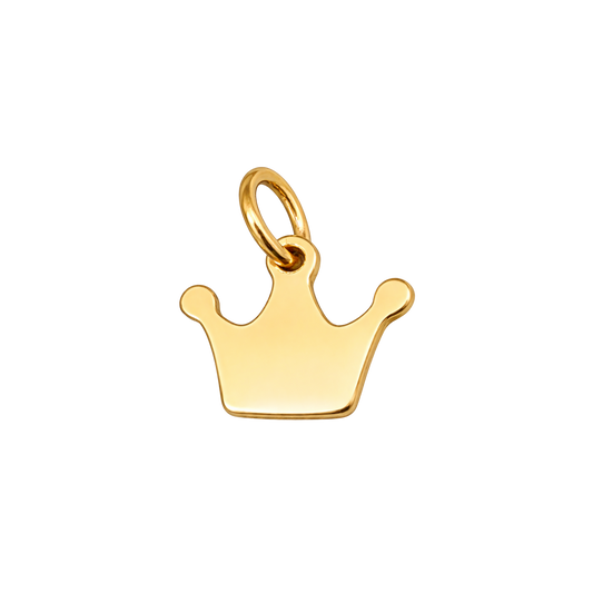 Mini Gold Crown Charm