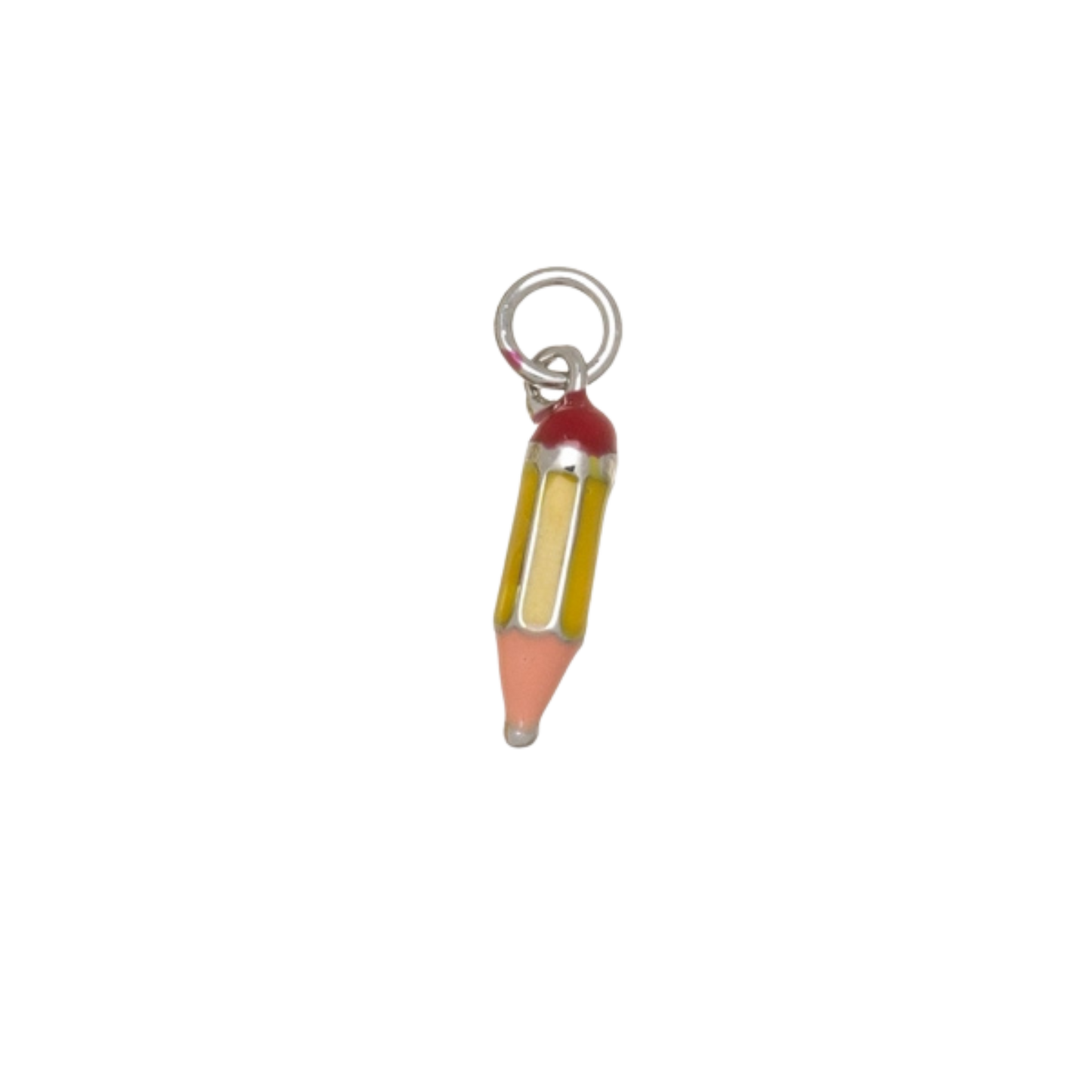 Mini Silver Pencil Charm