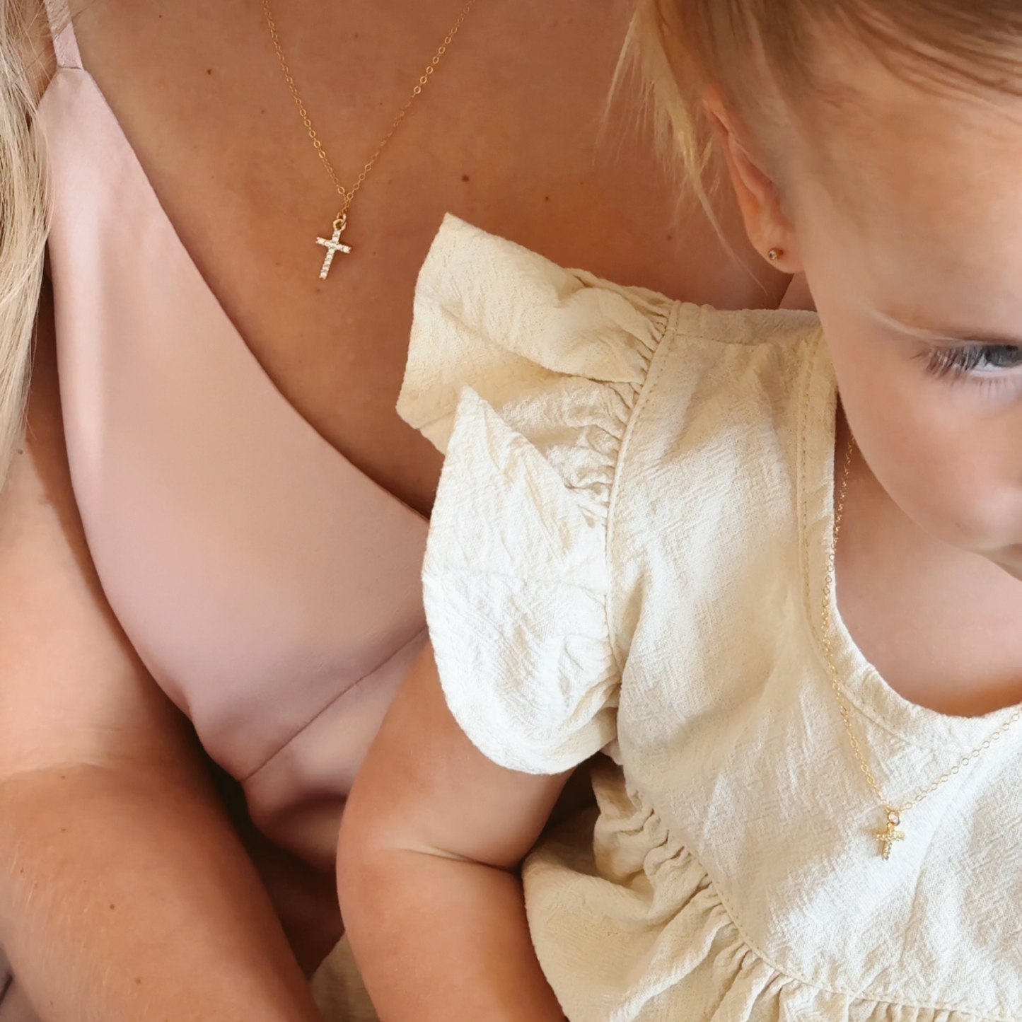 Mama + Me Cross Necklace Bundle