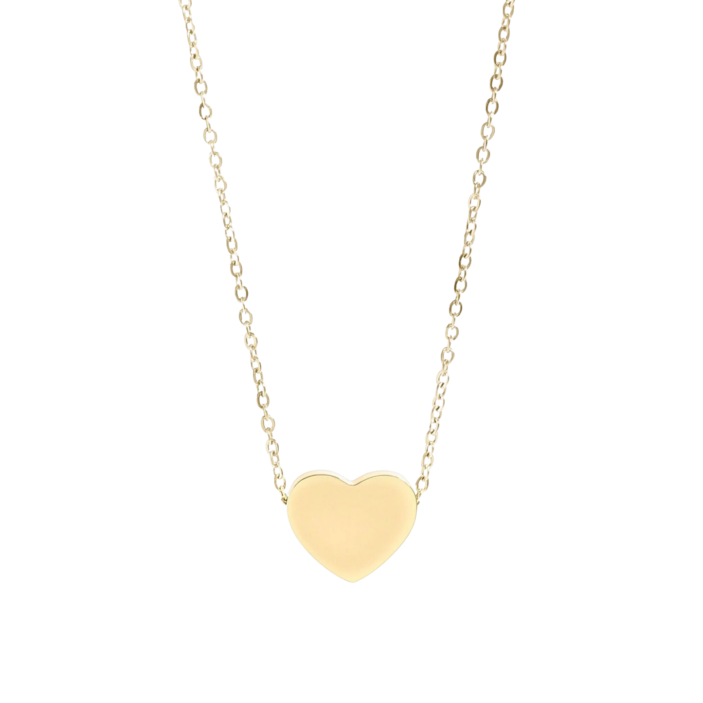 Name Heart Necklace (Engravable)
