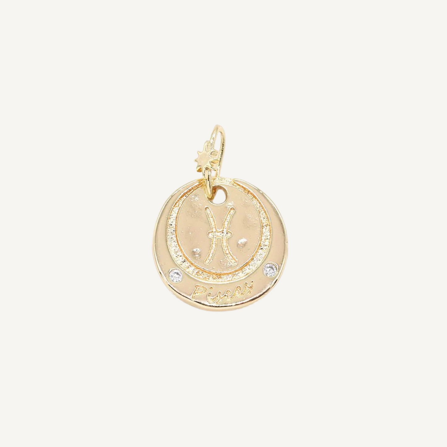 Medium Zodiac Coin Charm