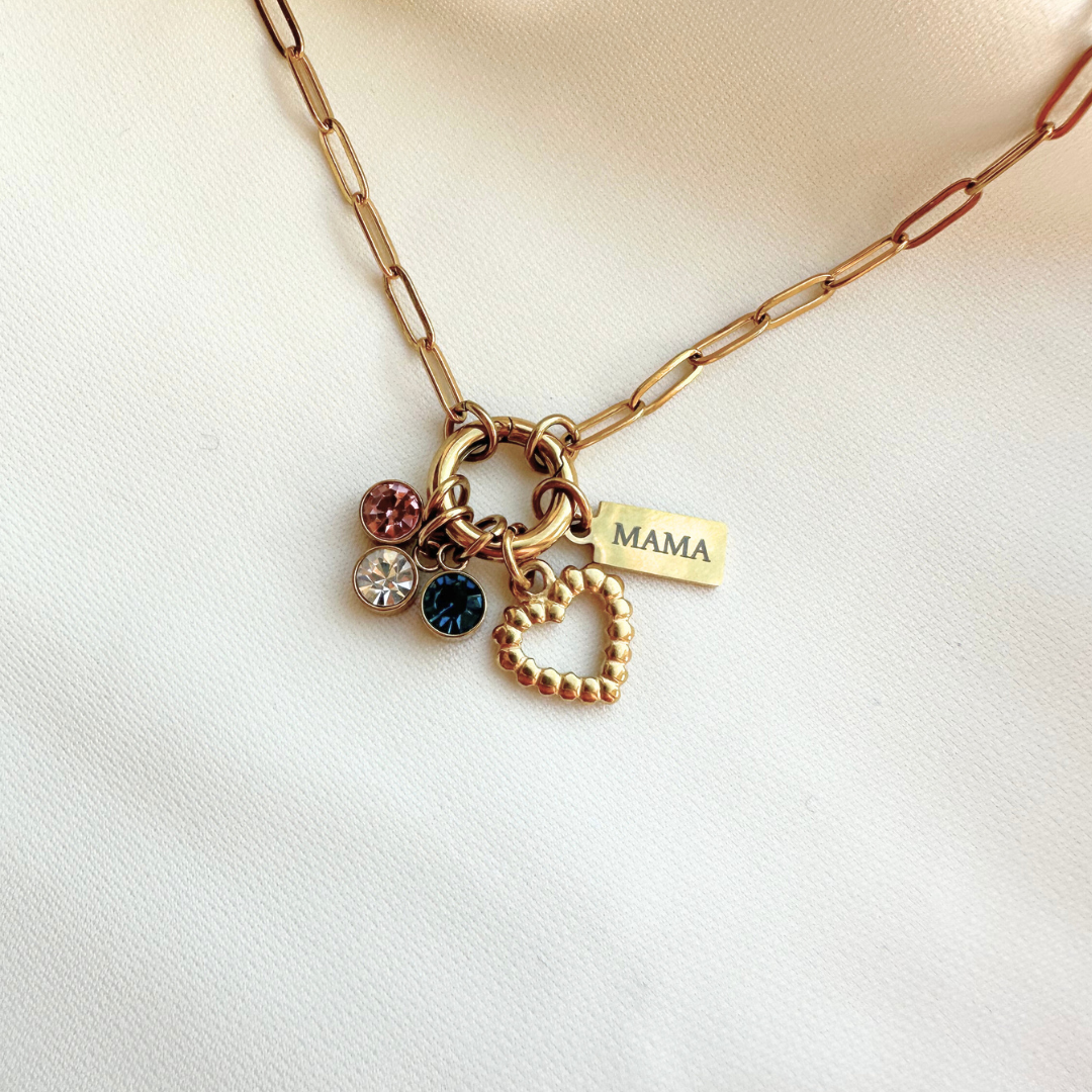 18K Charm Holder Necklace