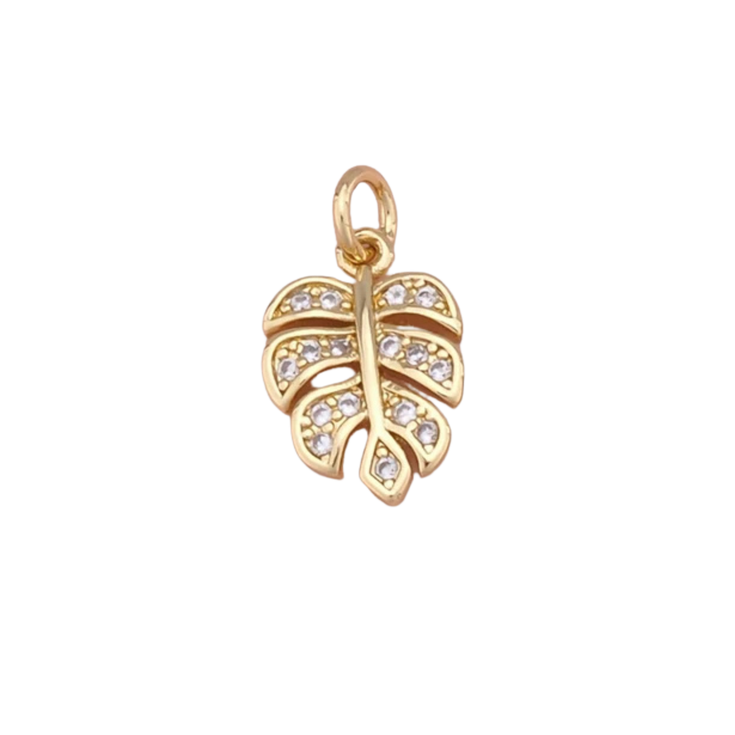 Small Tropical Leaf Charm