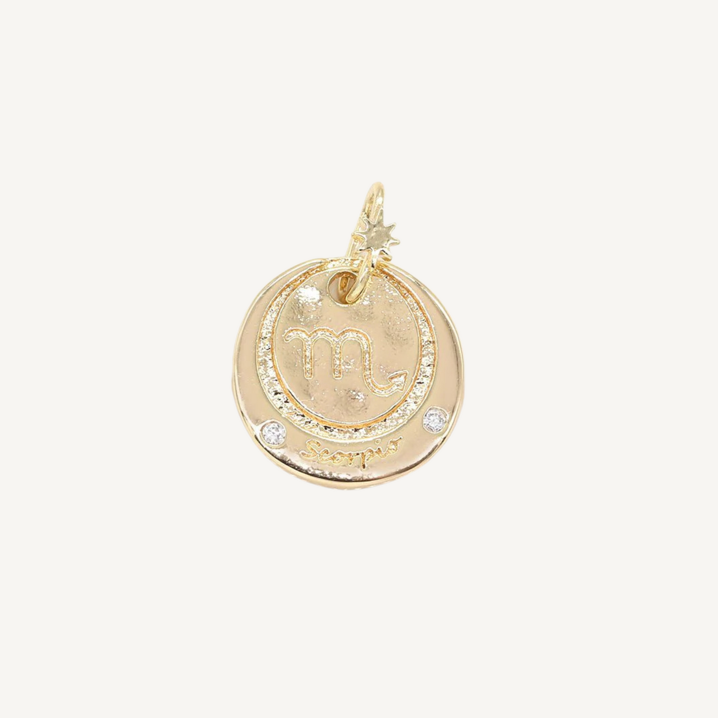 Medium Zodiac Coin Charm