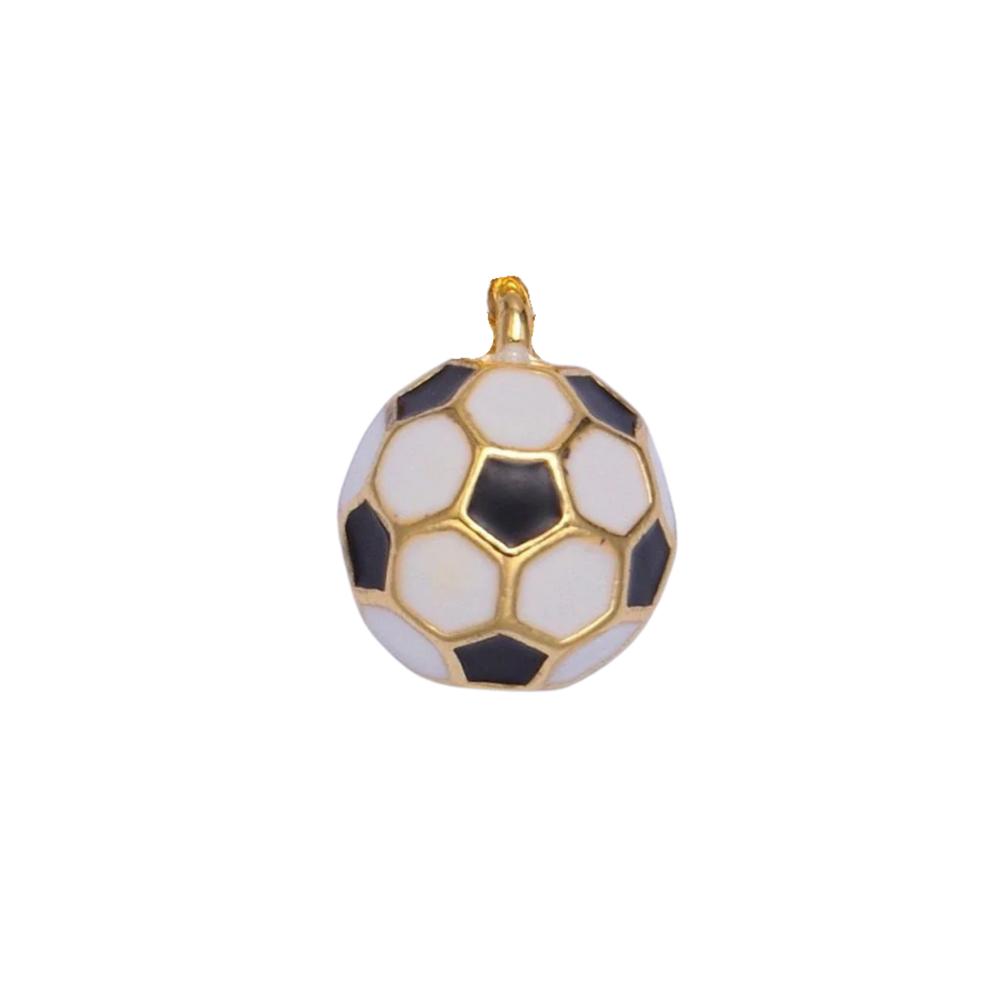Small Round Soccer Ball Charm