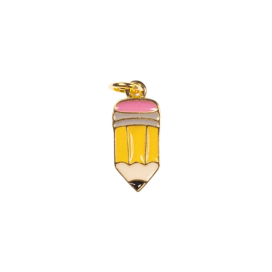 Small Gold Pencil Charm