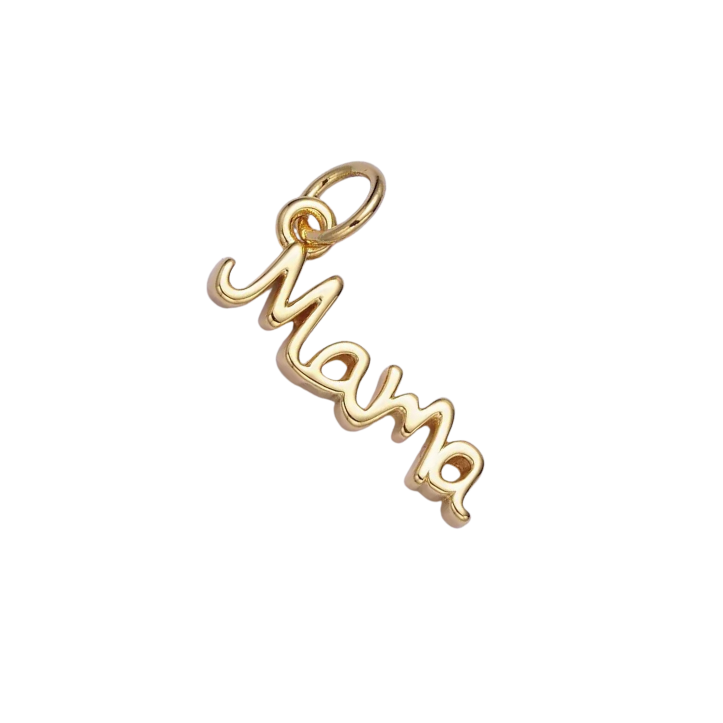 Small Cursive "Mama" Charm