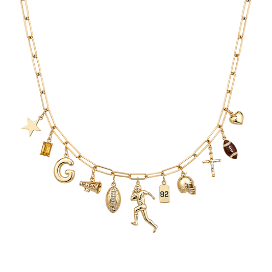 Football 11-Charm Necklace